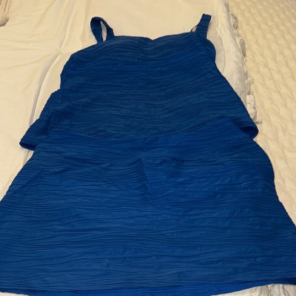 Lands' End Other - Lands' End Blue tankini and skirt